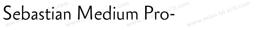 Sebastian Medium Pro字体转换